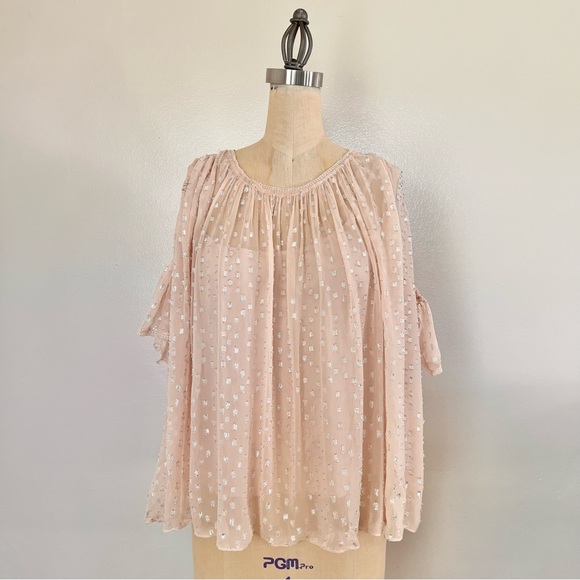 Needle & Thread Blush Polka Dot Blouse 🪡 - Picture 1 of 13